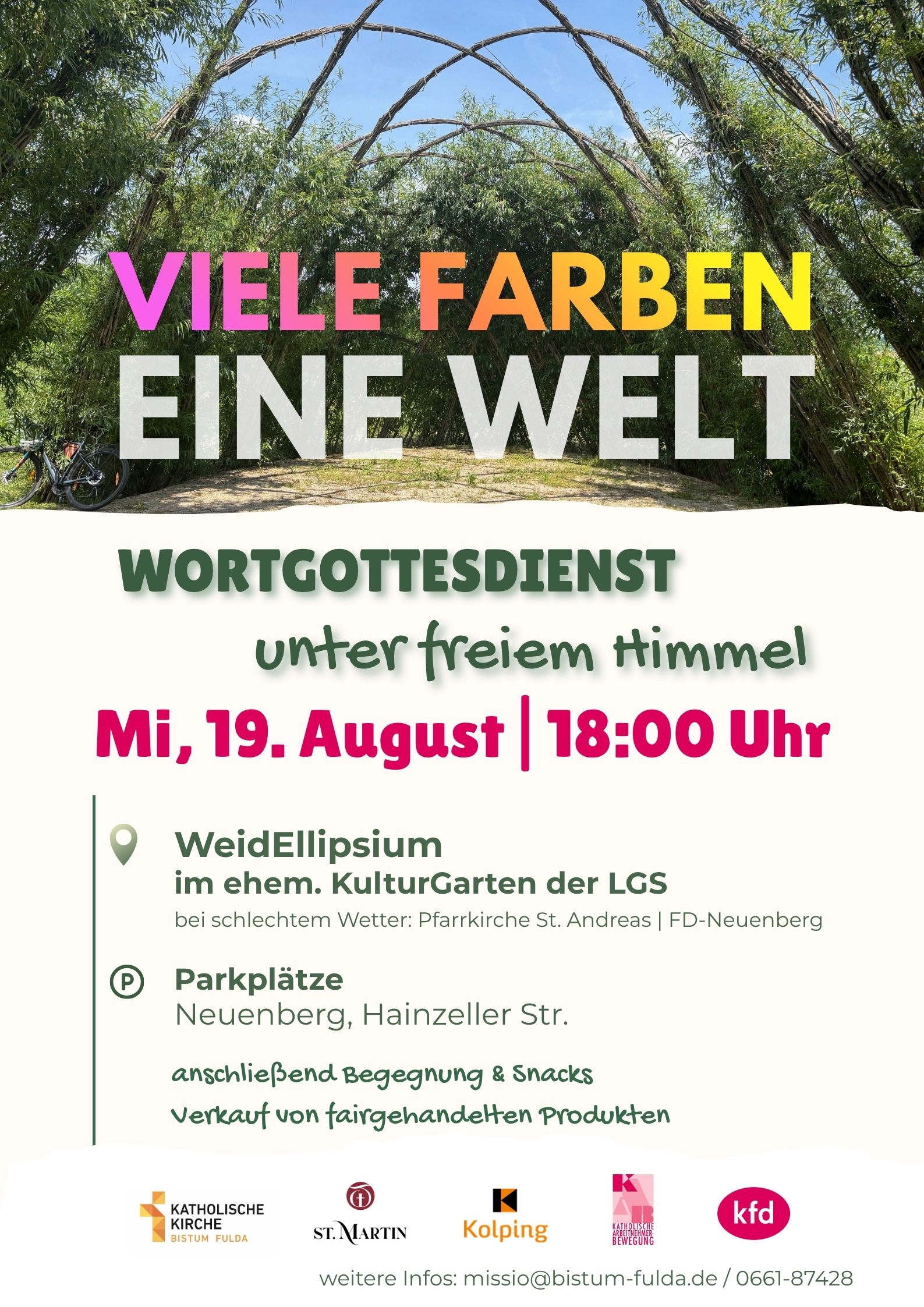 Wortgottesfeier im Weidellipsium